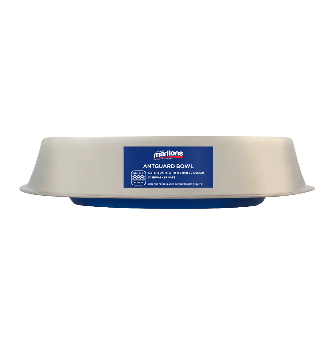 Marltons Antguard Stainless Steel Dog Bowl 1.6L
