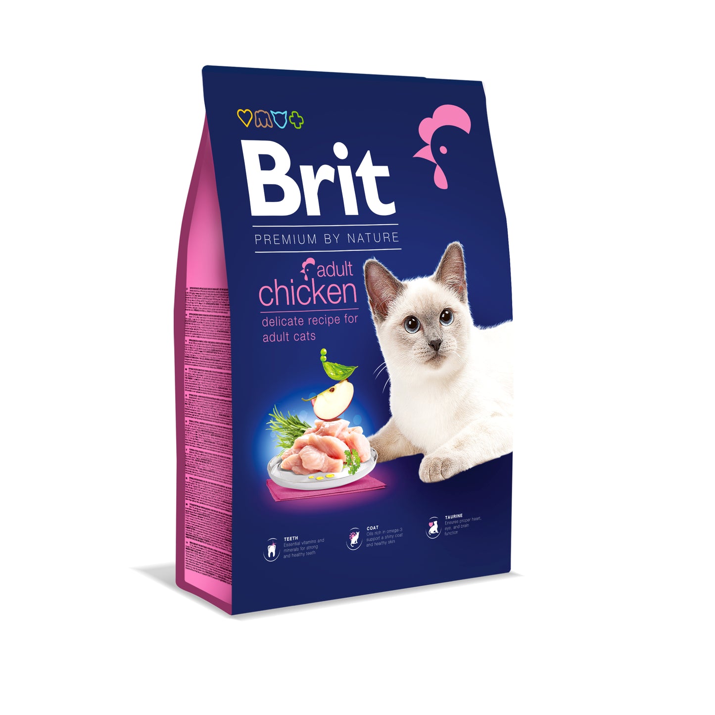 Brit Premium Adult Cat Dry Food Chicken