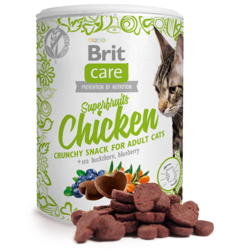Brit Care Adult Superfruits Chicken Cat Snack