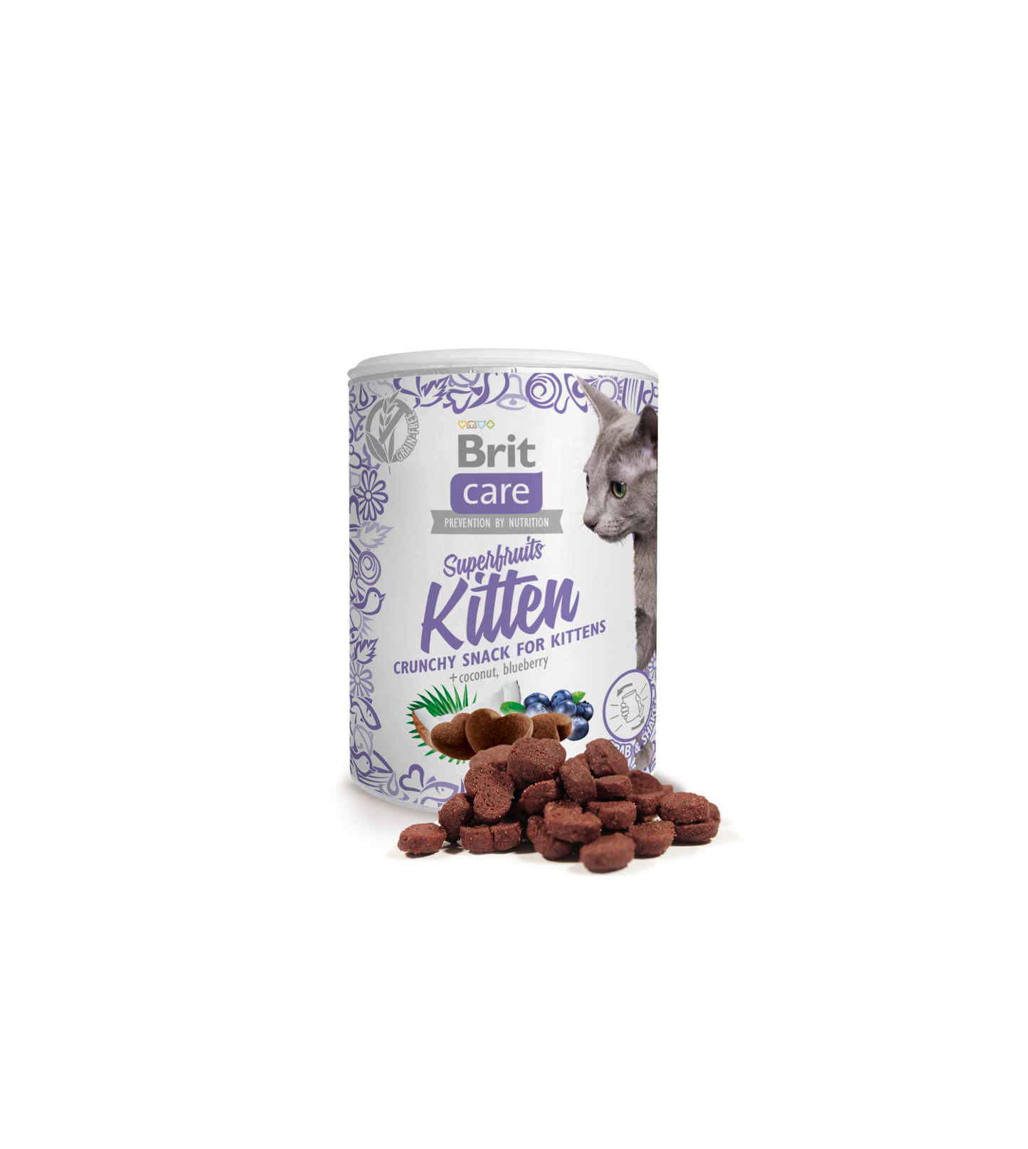 Brit Care Superfruits Crunchy Kitten Snack