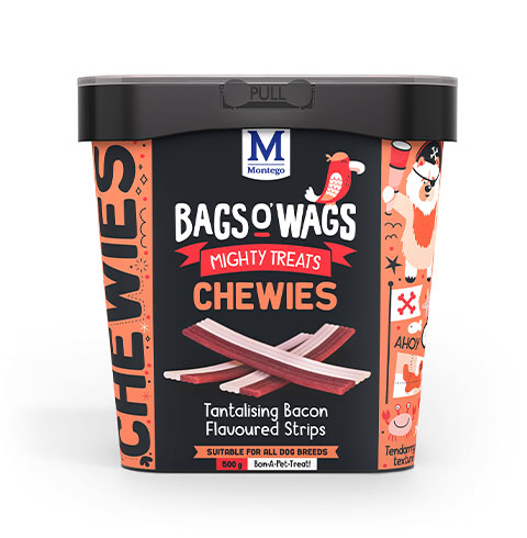 Montego Bags O' Wags Bacon Strips 500g