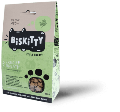 Biskitty Fresh Breath Cat Treats 200g