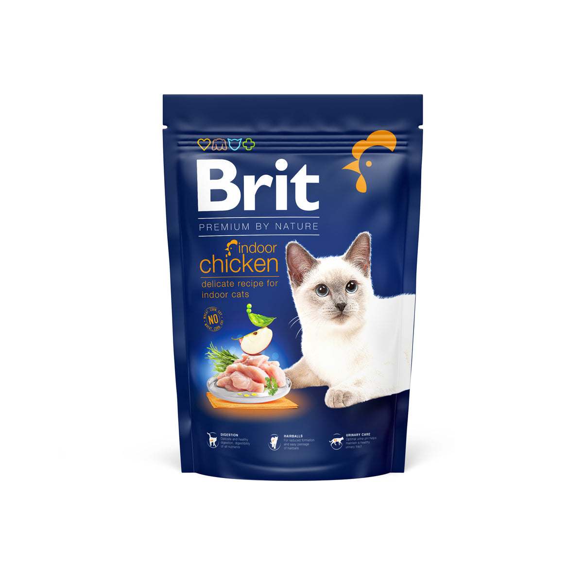 Brit Premium Adult Indoor Cat Dry Food Chicken