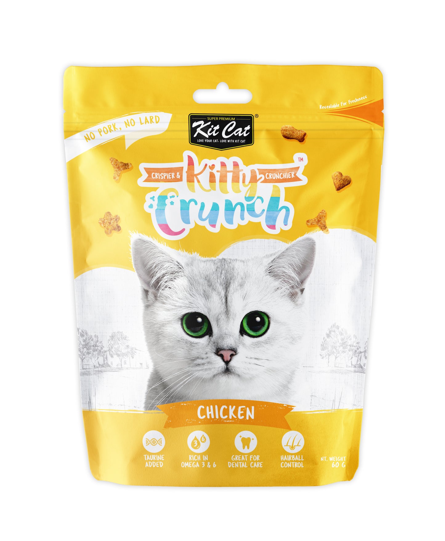 Kit Cat KittyCrunch Chicken Flavour 60g