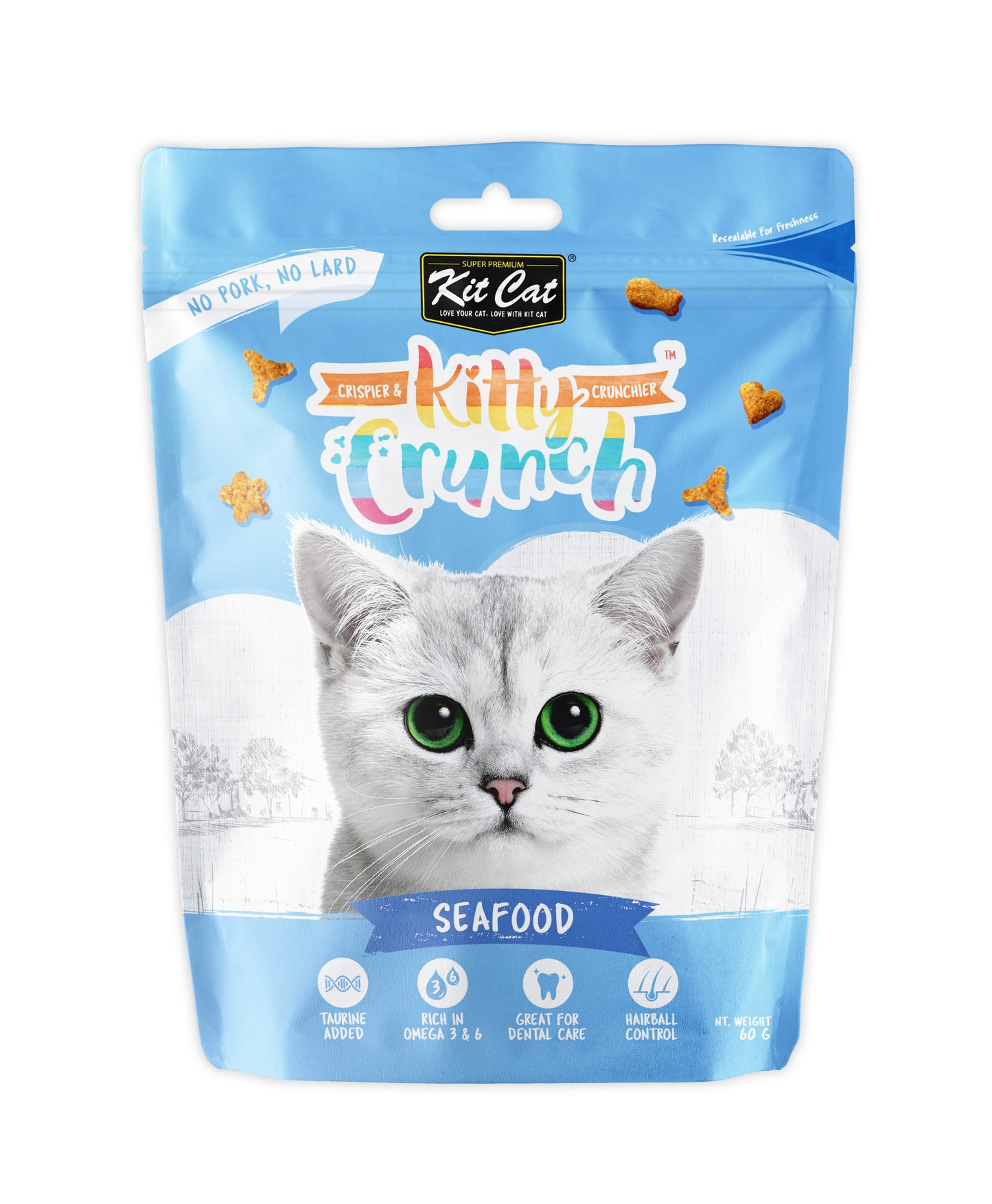 Kit Cat KittyCrunch Seafood Flavour 60g