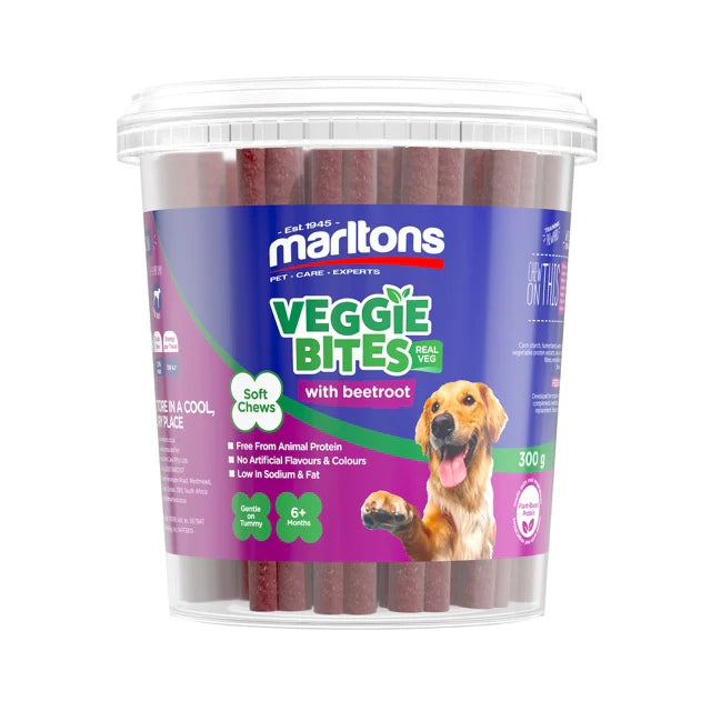 Marltons Veggie Bites Beetroot 300g