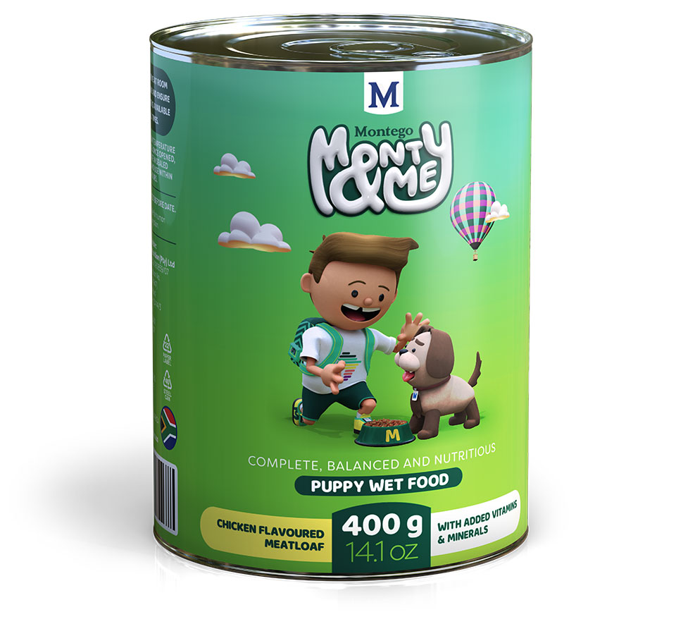 Montego Monty & Me Puppy Chicken Meatloaf 400g