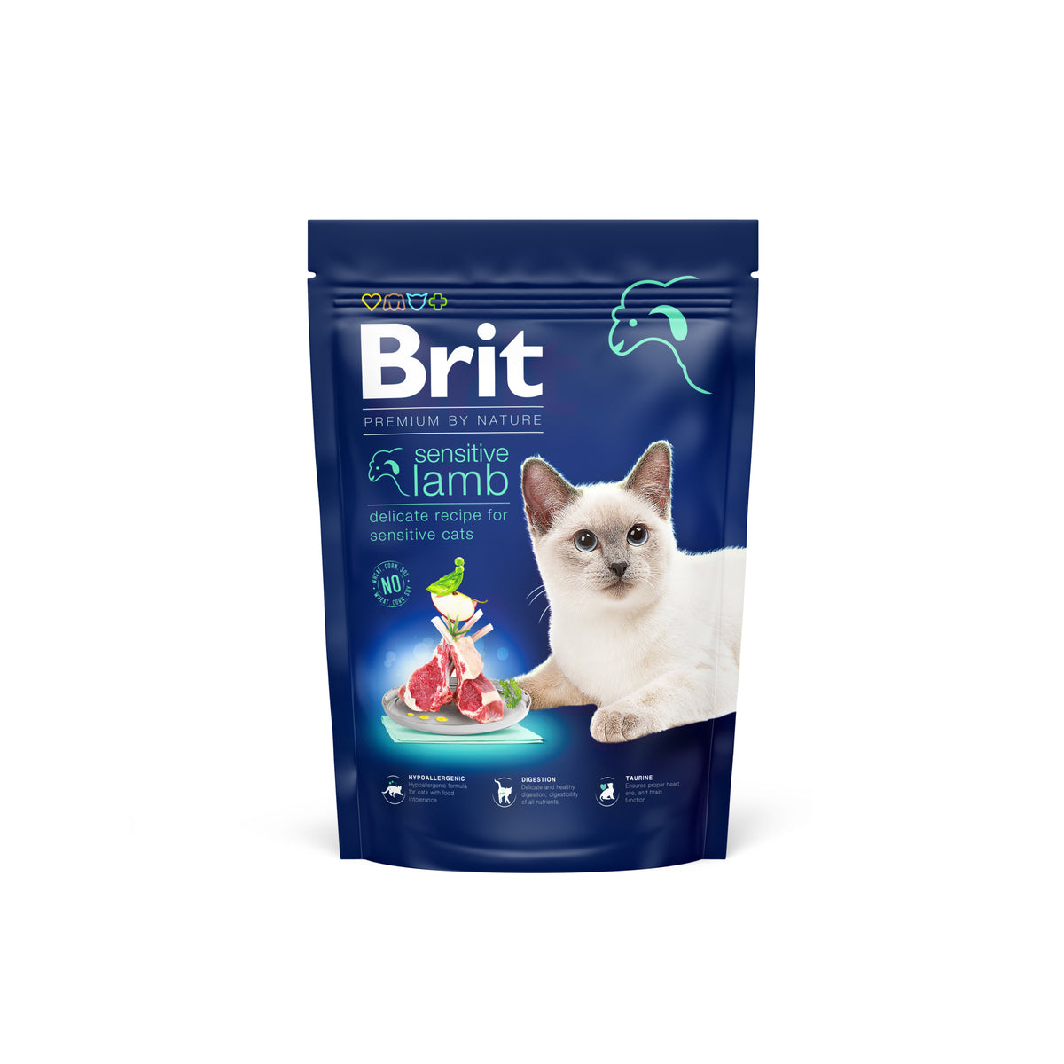 Brit Premium Adult Cat Dry Food Sensitive Lamb