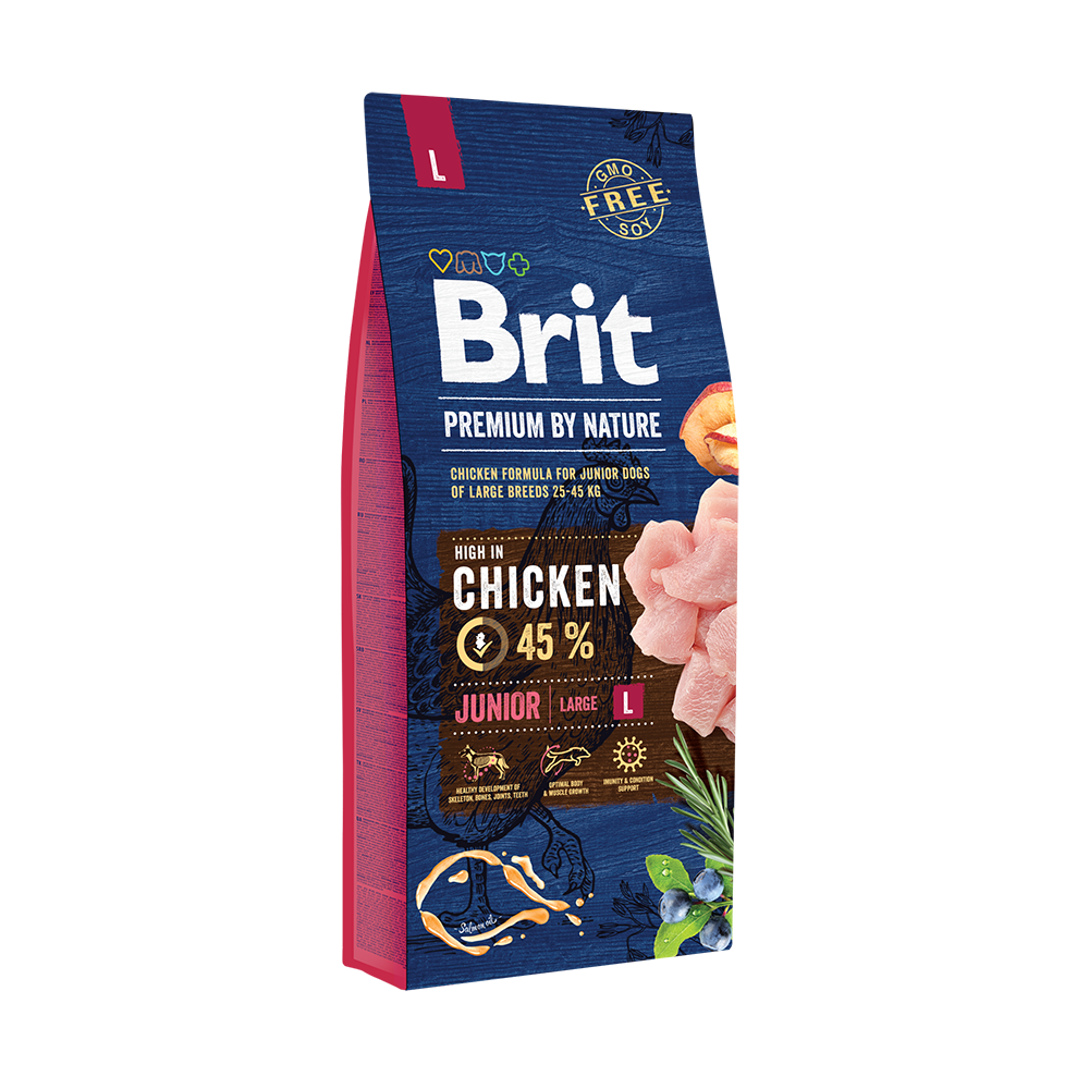 Brit Premium Dog Dry Food Junior Large