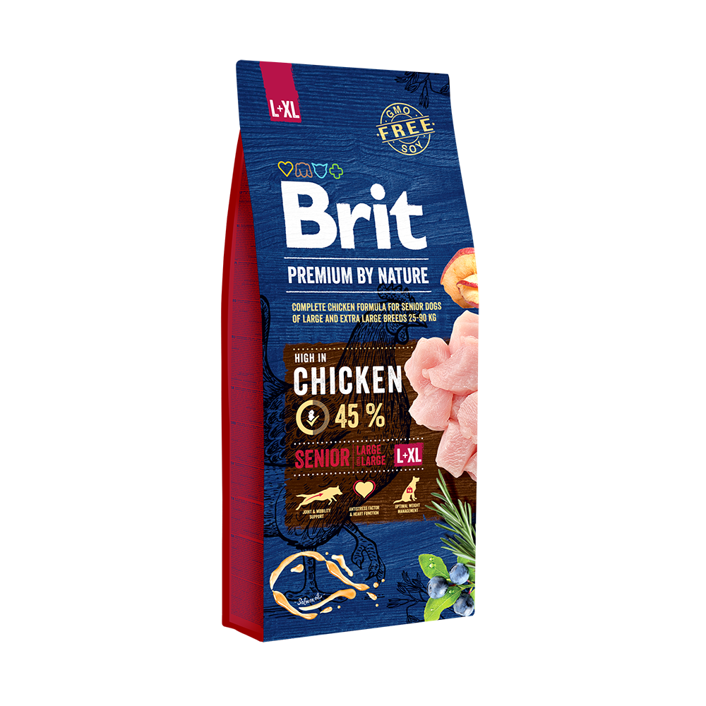 Brit Premium Dog Dry Food Senior Large & XLarge