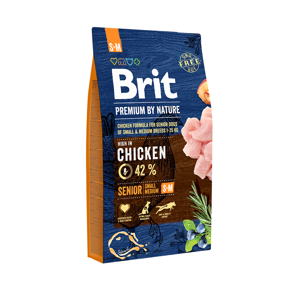Brit Premium Dog Dry Food Senior Small & Medium
