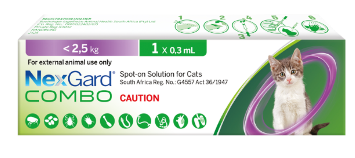 Nexgard Spot-on Combo Cat (<2.5kg)