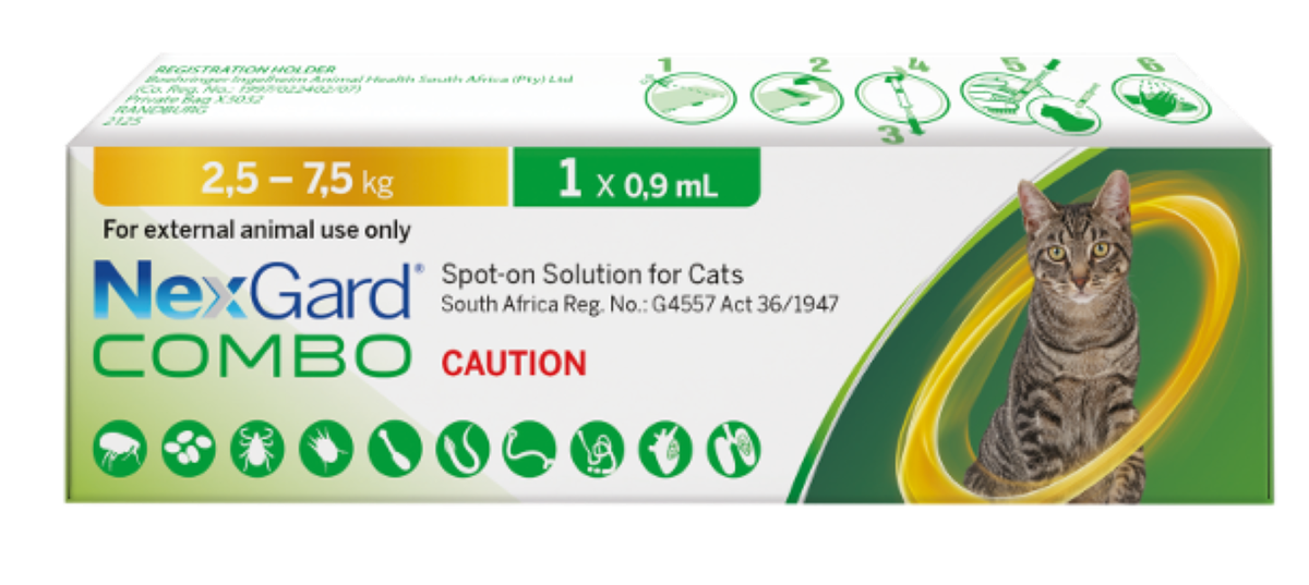 Nexgard Spot-on Combo Cat (2.5 - 7.5kg)