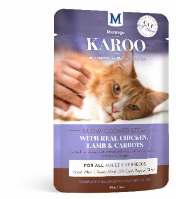 Montego Karoo Wet Cat Chicken & Carrots 12 x 85g