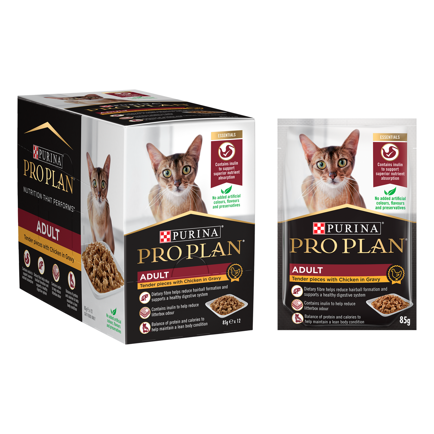 Pro Plan Feline Adult Wet Chicken in Gravy