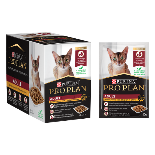 Pro Plan Feline Adult Wet Chicken in Gravy