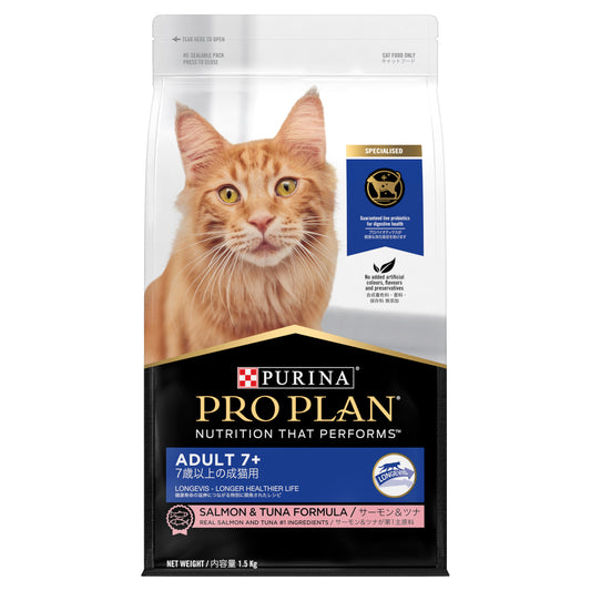 Pro Plan Feline Adult 7+ Sal&Tuna 1.5KG