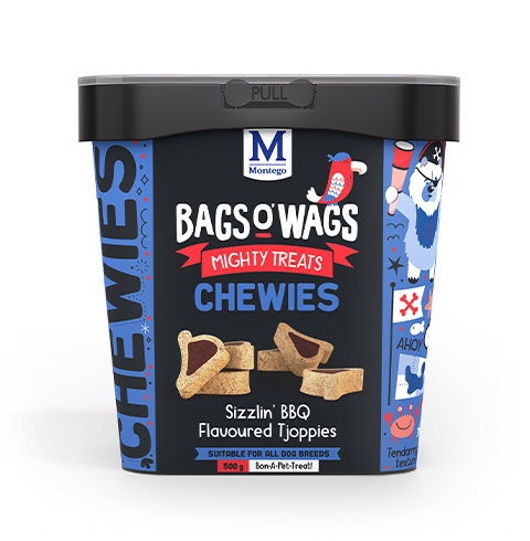 Montego Bags O' Wags BBQ Tjoppies 500 g