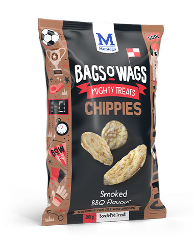Montego Bags O' Wags Chippies Smoked BBQ 28g