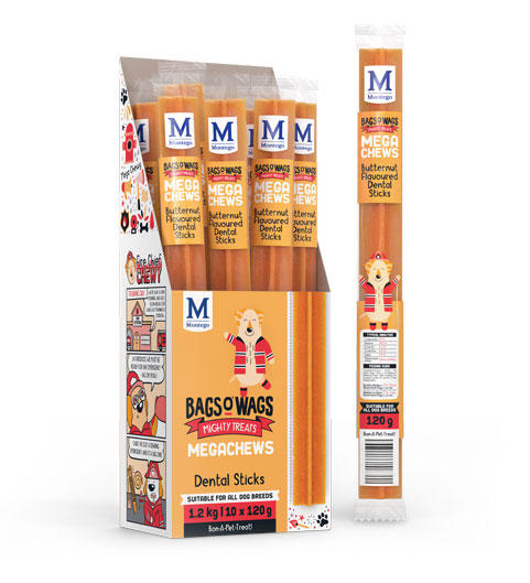 Montego Bags O' Wags Mega Dental Stick