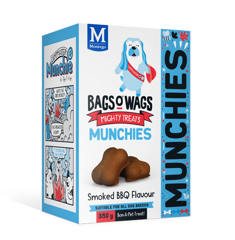 Montego Bags O' Wags Munchies BBQ 350g