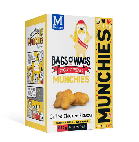 Montego Bags O' Wags Munchies Chicken 350g