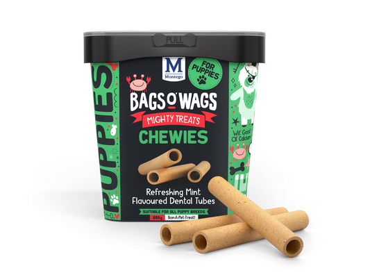 Montego Bags O' Wags Puppy Dental Tubes 350g