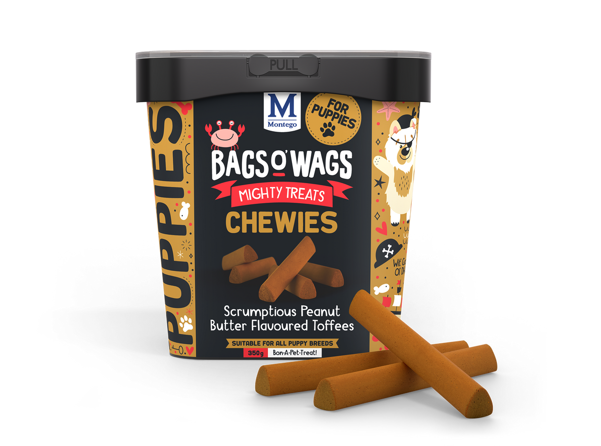 Montego Bags O' Wags Puppy Toffee Chews 350g