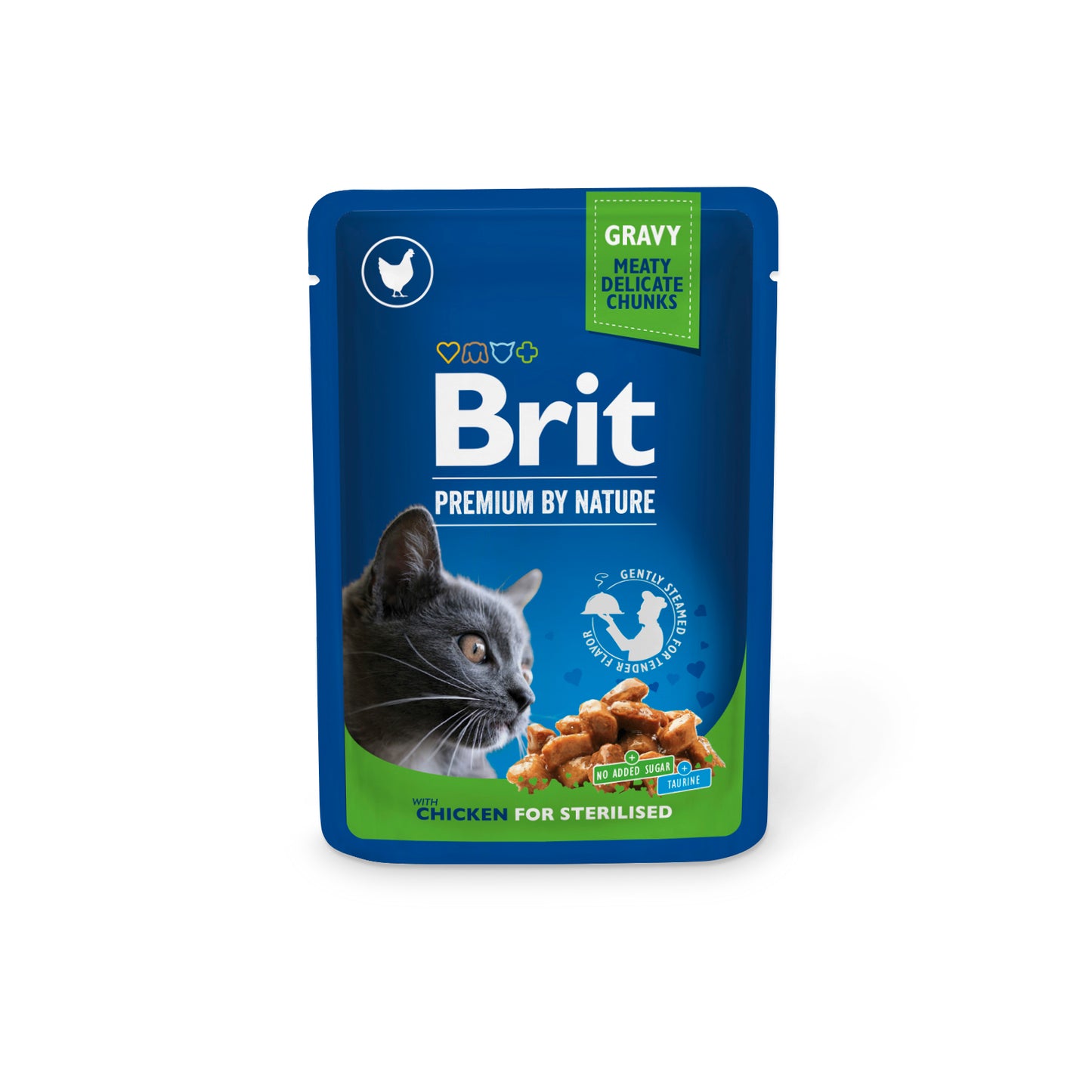 Brit Premium Adult Sterilised Chicken Wet Cat Food