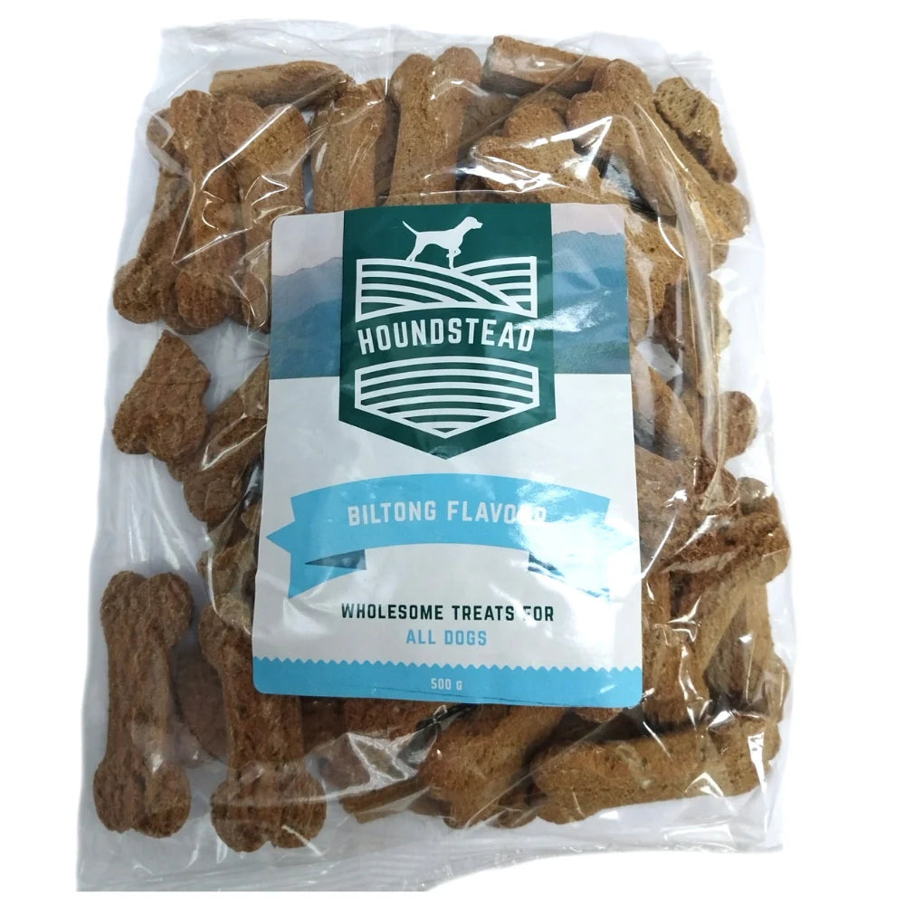 Houndstead Dog Biscuits Biltong 500g