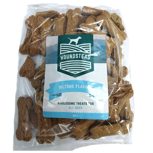 Houndstead Dog Biscuits Biltong 500g