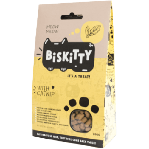 Biskitty With Catnip Cat Treats 200g