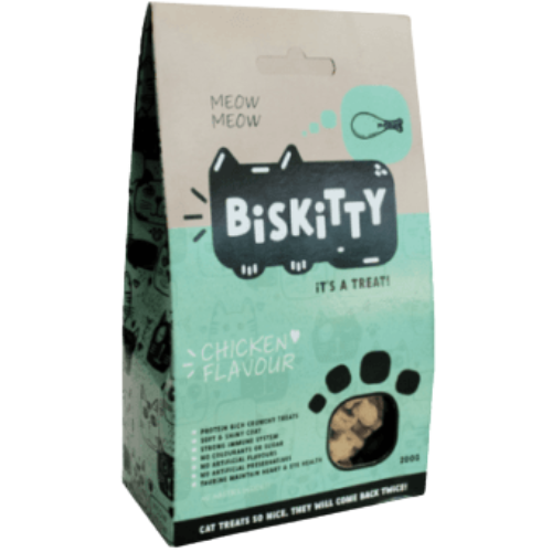 Biskitty Chicken Cat Treats 200g