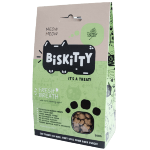 Biskitty Fresh Breath Cat Treats 200g
