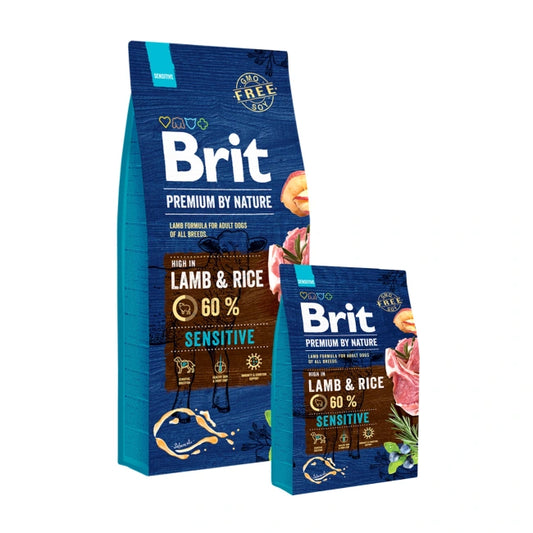 Brit Premium Dog Dry Food Sensitive Lamb