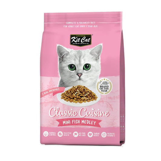 Kit Cat Mini Fish Medley Cat Food 1.2kg