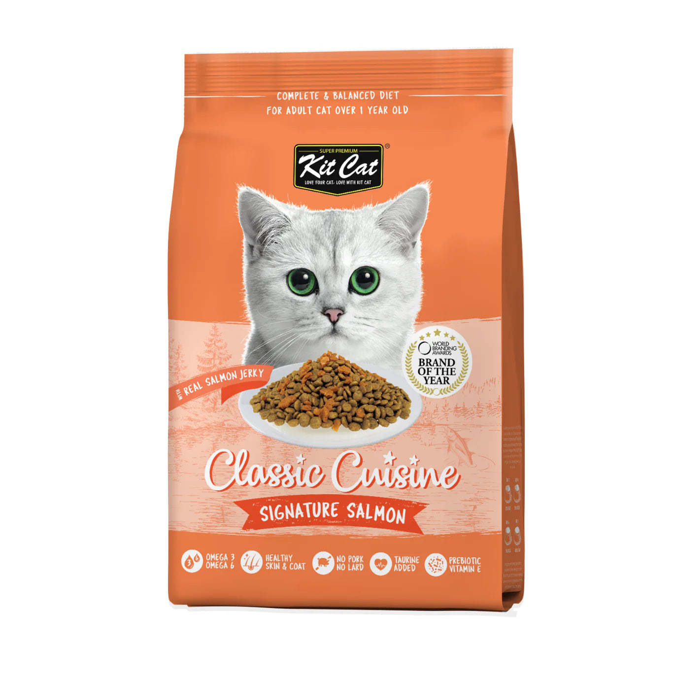 Kit Cat Signature Salmon Cat Food 1.2kg