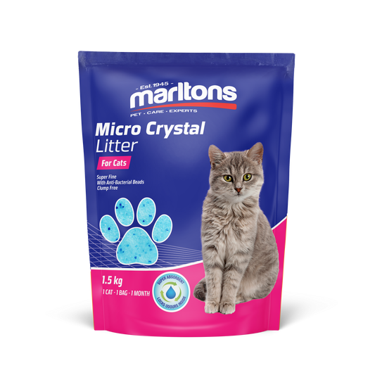 Marltons Micro Crystal Cat Litter 1.5kg