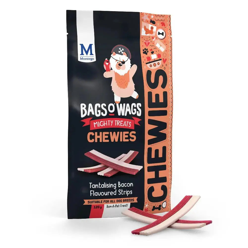 Montego Bags O' Wags Bacon Strips 120g