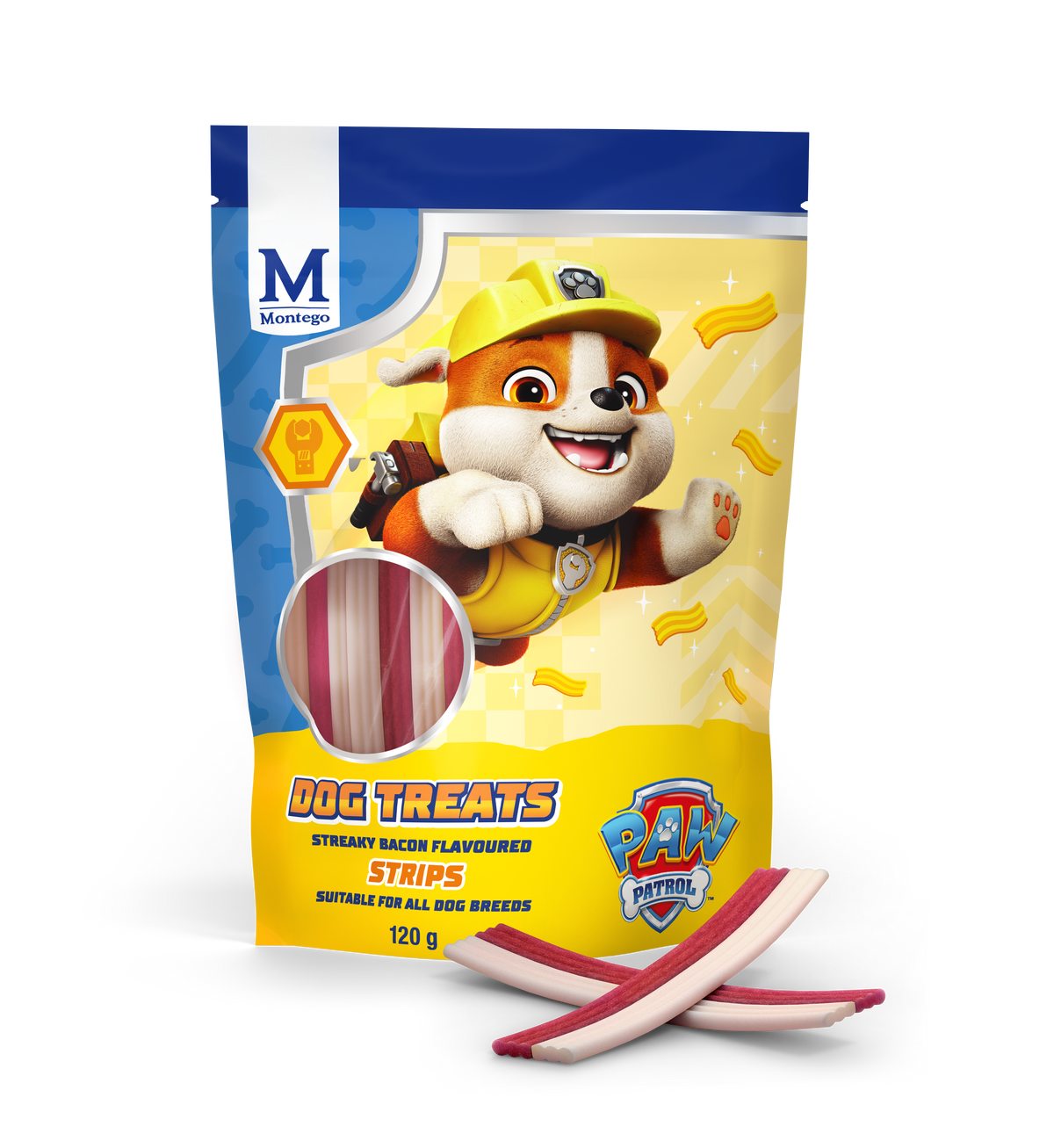 Montego Paw Patrol Streaky Bacon Flavour Strips 120g