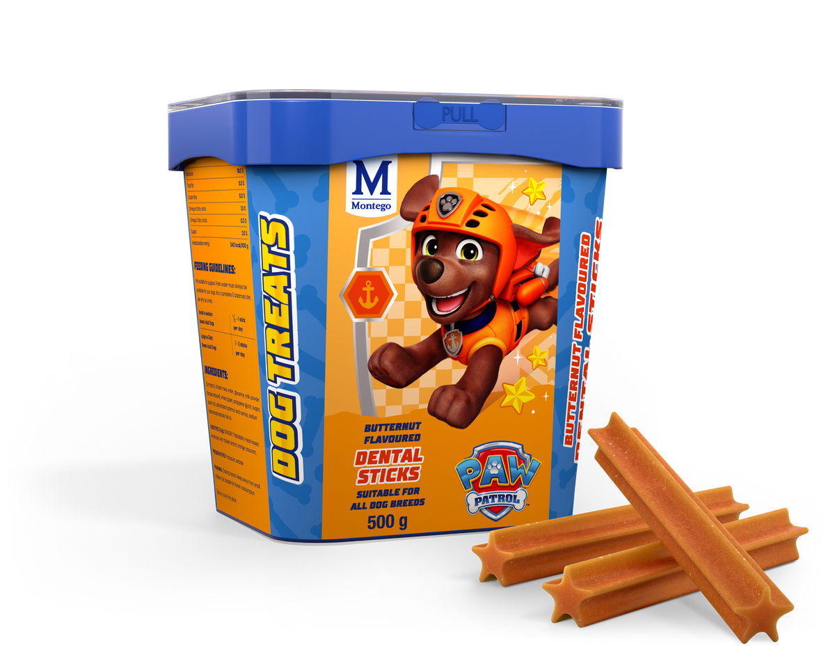 Montego Paw Patrol Butternut Flavour Dental Sticks 500g