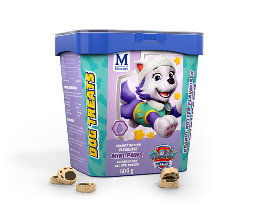 Montego Paw Patrol Peanut Butter Mini Paws 500g