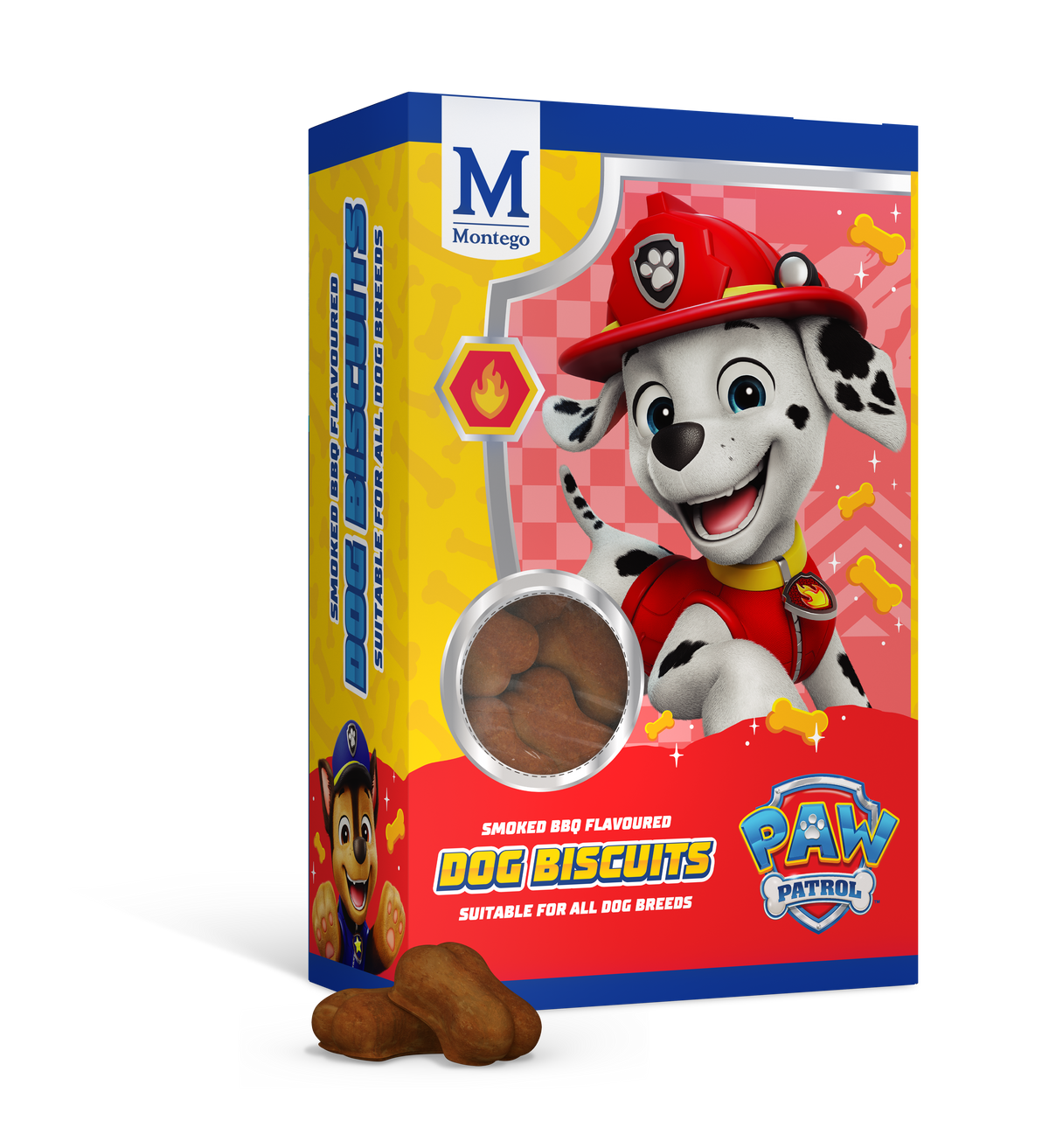 Montego Paw Patrol Smoked BBQ Flavour Biscuits 800g