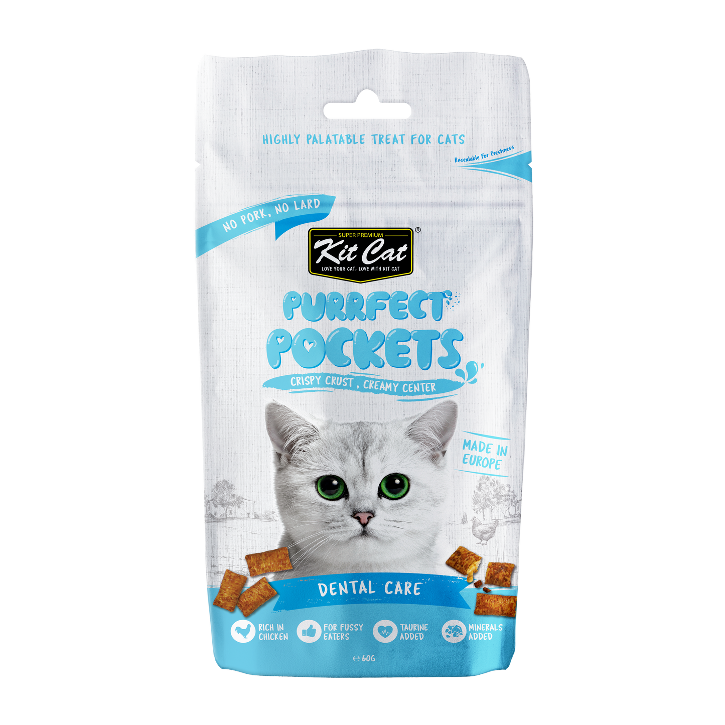 Kit Cat Purrfect Pockets - Dental Care 60g