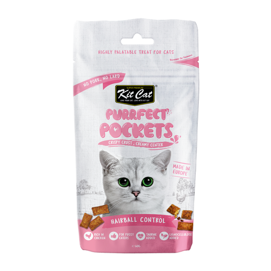 Kit Cat Purrfect Pockets - Hairball Control 60g