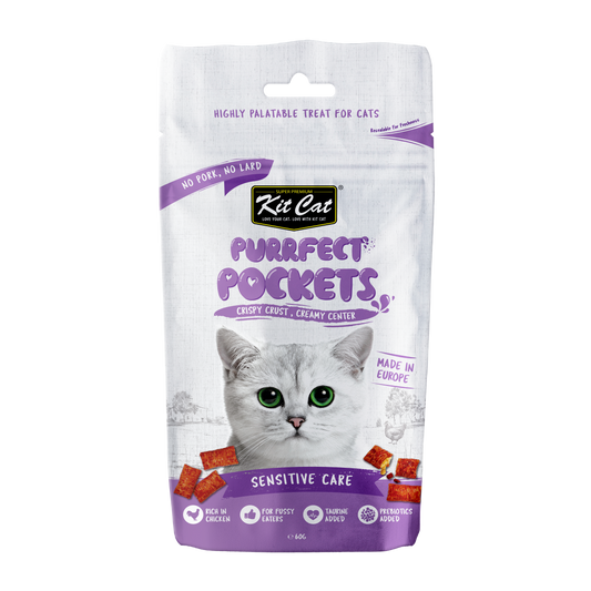 Kit Cat Purrfect Pockets - Sensitive Care 60g