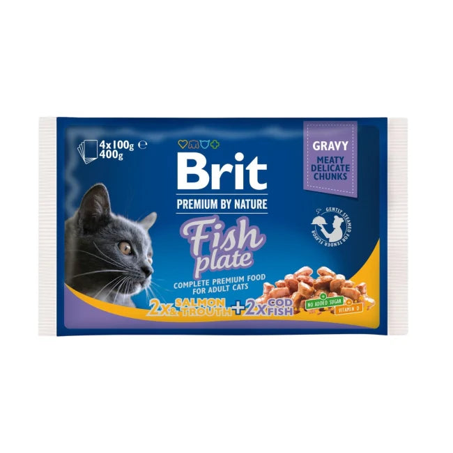 Brit Premium Cat Pouch Fish Plate