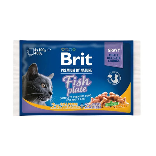 Brit Premium Cat Pouch Fish Plate