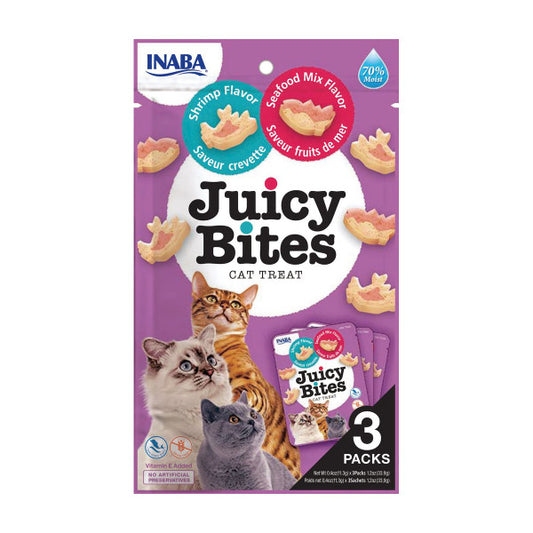 Rucenta Treat Juicy Bites Shrimp & Seafood 3 x 11.3g
