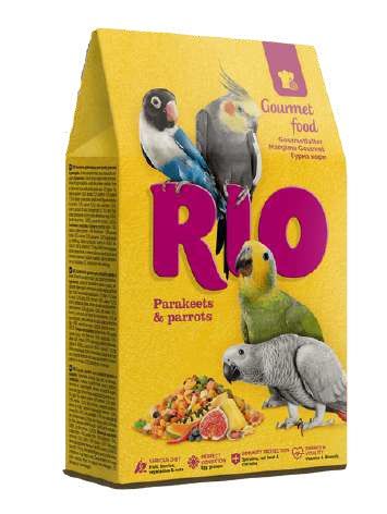 Rio Gourmet Food for Parakeets & Parrots 250g